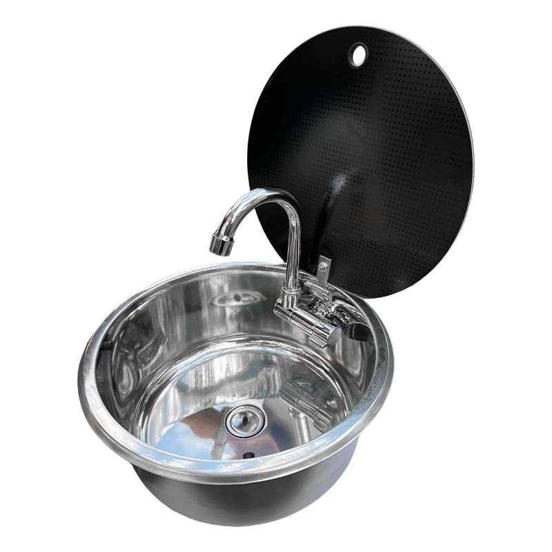 RV Circular Sink with Lid Kitc - Kitchen review and price