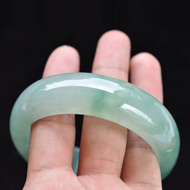 Myanmar natural jade bracelet, - Lighting review and price